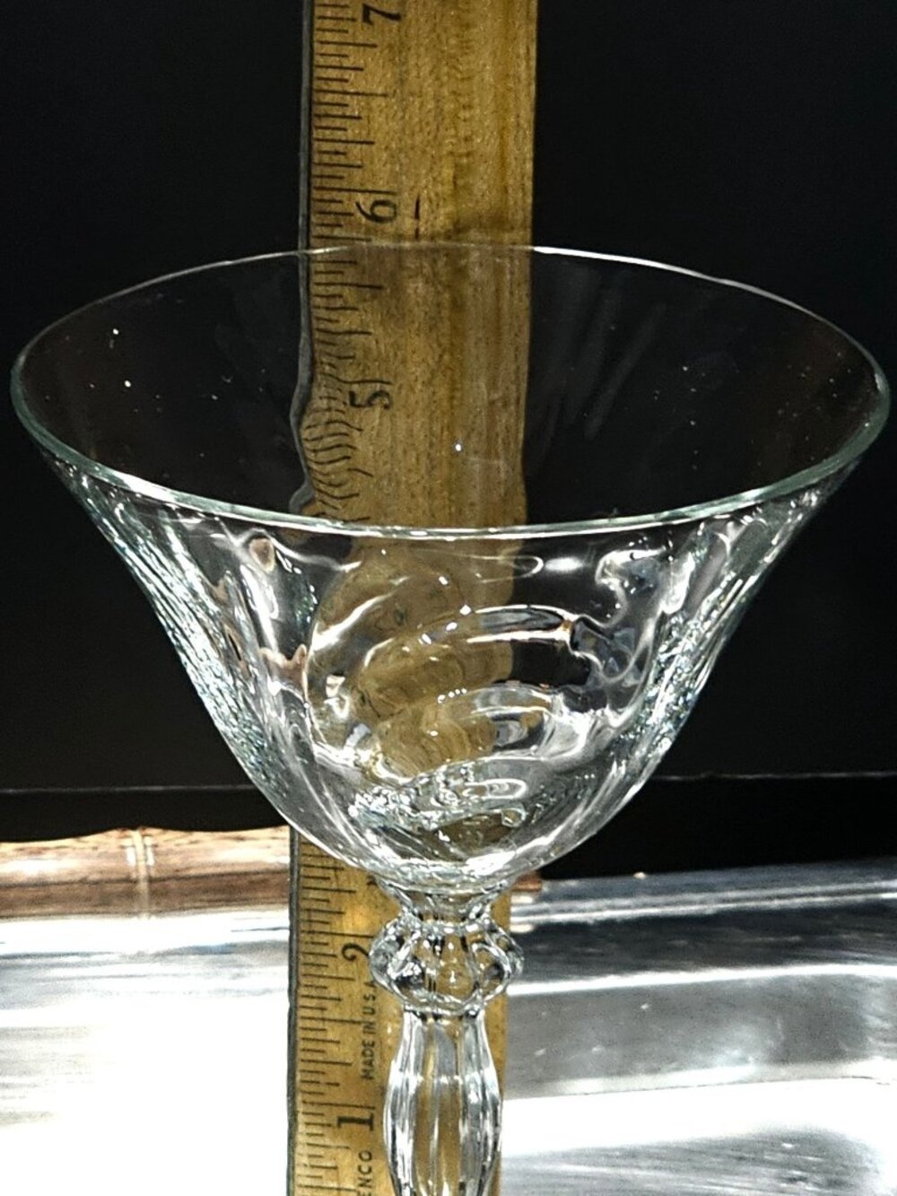 Cambridge Caprice Champagne Coupe sherbet cocktail 1950s Elegant Glass vtg mid c - Picture 5 of 5